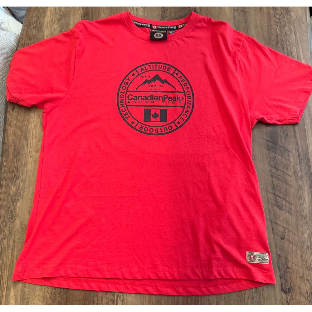 Canadian Peak Red Performance Outdoor Technology T-Shirt‎ 3XL